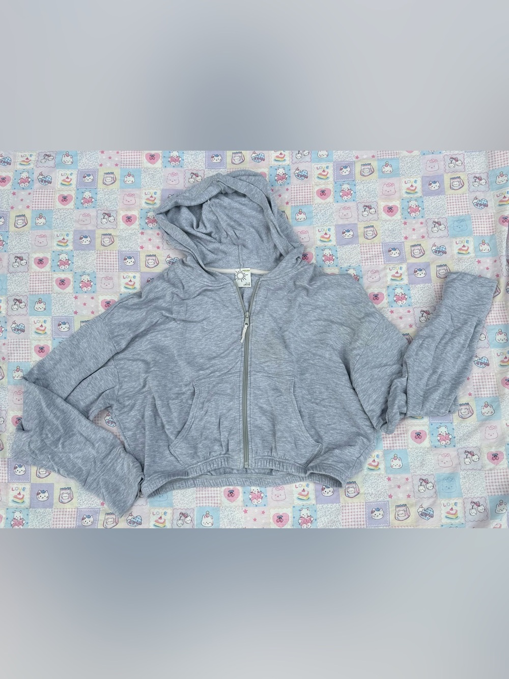 Offline by Aerie cropped zip hoodie